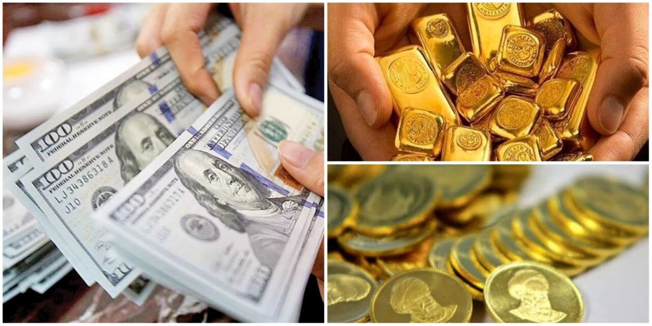 صعود قیمت طلا و سکه در بازار تهران؛ کاهش جزئی نرخ ارزهای حواله‌ای