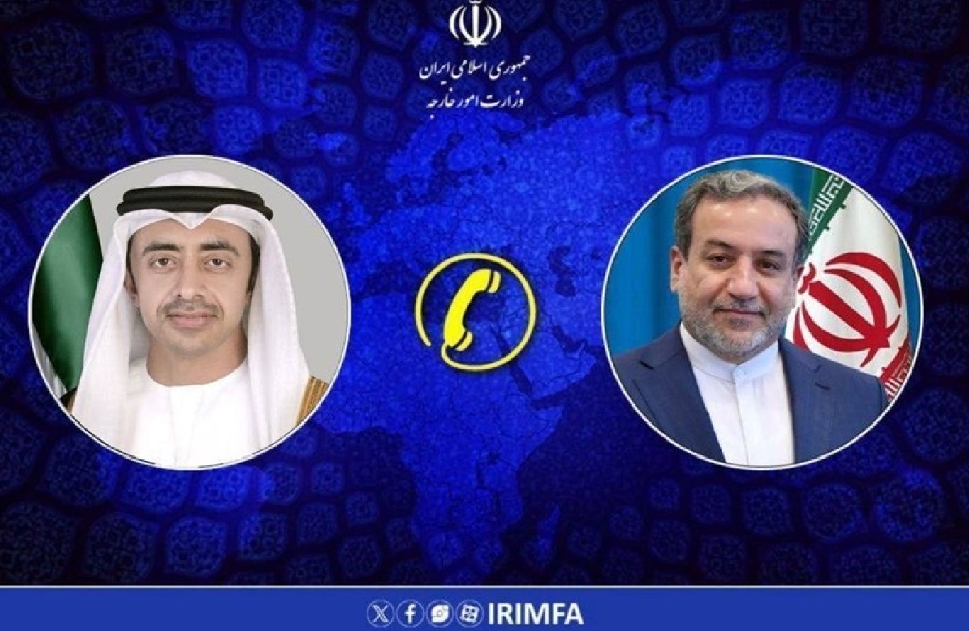 رایزنی وزرای خارجه ایران و امارات پس از امضای تفاهم‌نامه تهران و واشنگتن