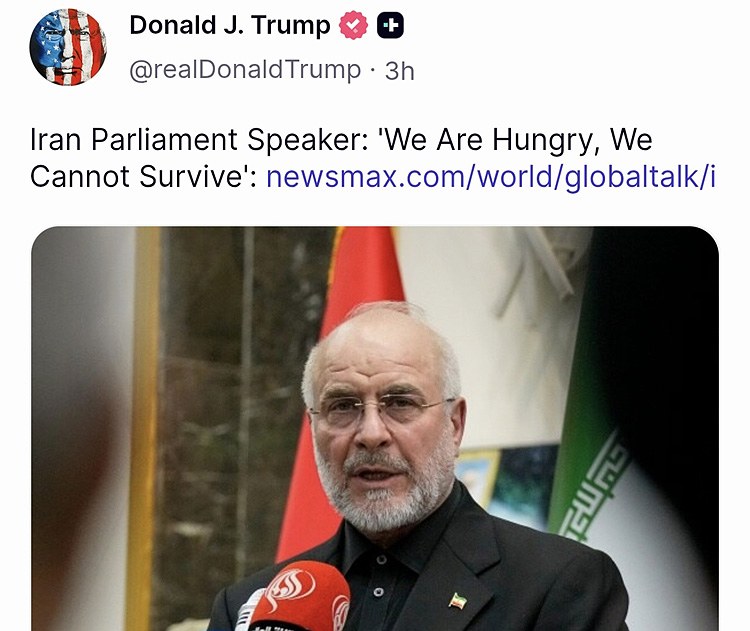 تقابل لفظی قالیباف و ترامپ؛ پاسخ ایران به عملیات روانی آمریکا
