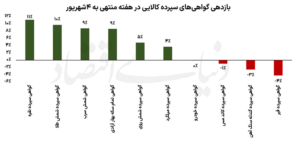 نقره و طلا؛ پیشتازان بازدهی در بورس کالا تحت تأثیر جهش ارزی