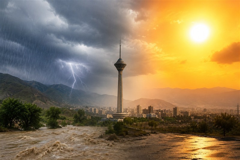 هشدار هواشناسی برای ۲۴ استان: از رگبار و سیلاب تا طوفان گردوخاک