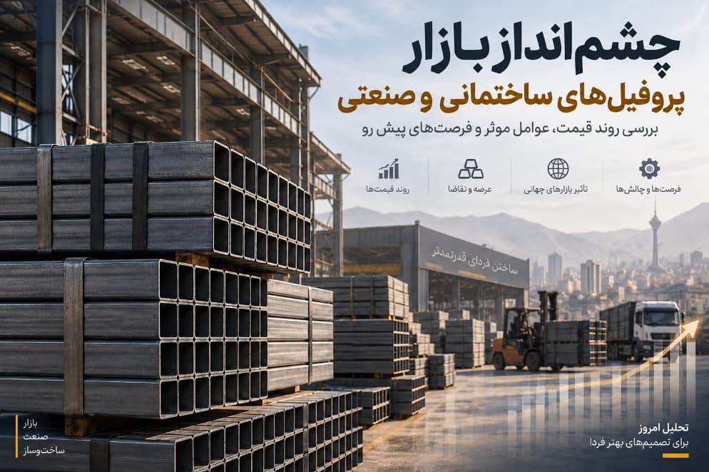 چرا قیمت پروفیلهای فولادی جهش کرد؟ راهکارهای مدیریت هزینه در بازار پرنوسان
