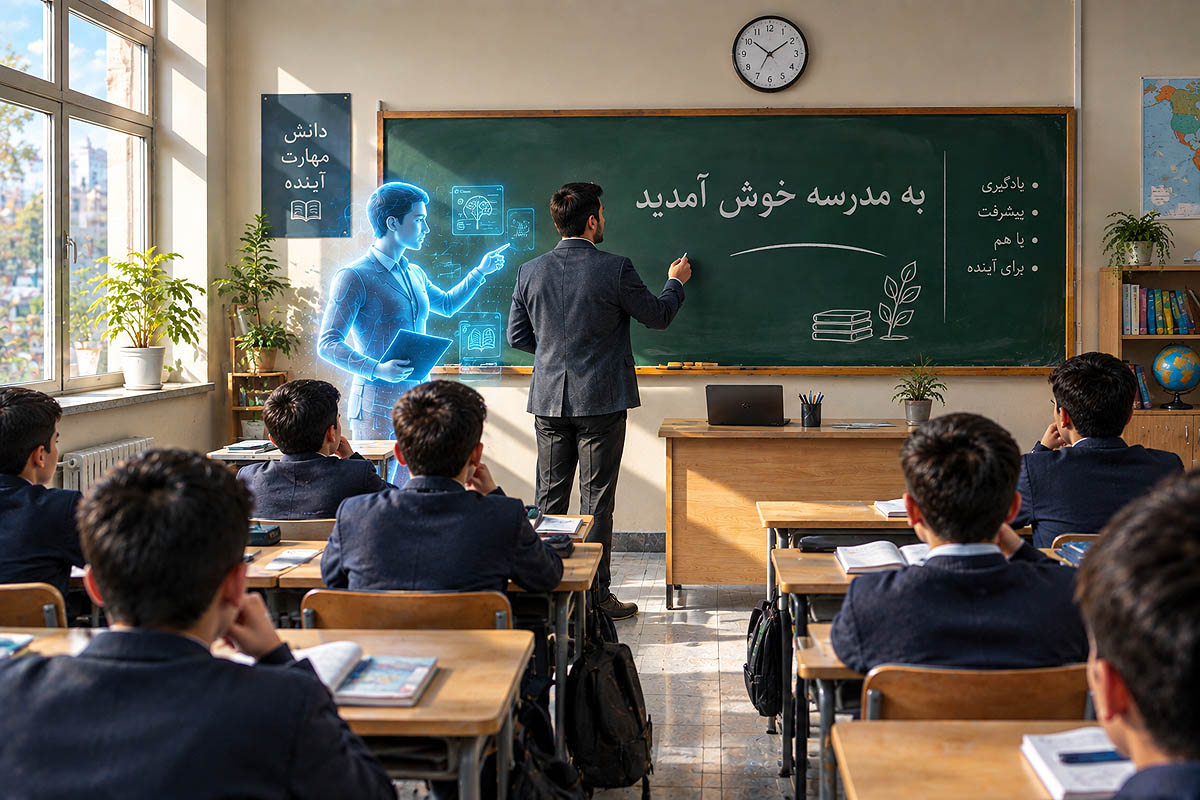 هوش مصنوعی در مدارس ایران؛ تحول ساختاری یا ویترین تبلیغاتی؟