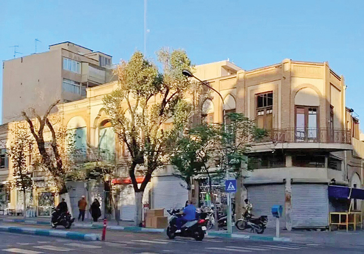 تخریب میراث در خیابان سعدی