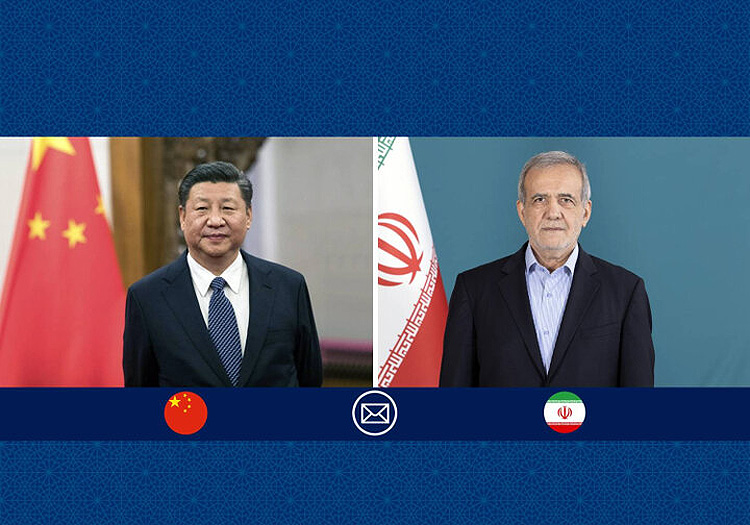 پیام پزشکیان به رئیسجمهور چین