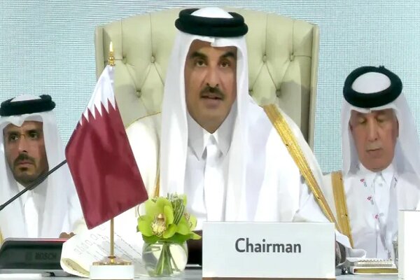 امیر قطر: بسته شدن تنگه هرمز صادرات ما را مختل کرده است